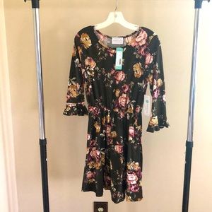 NWTs French Grey Kelton Brushed knit dress